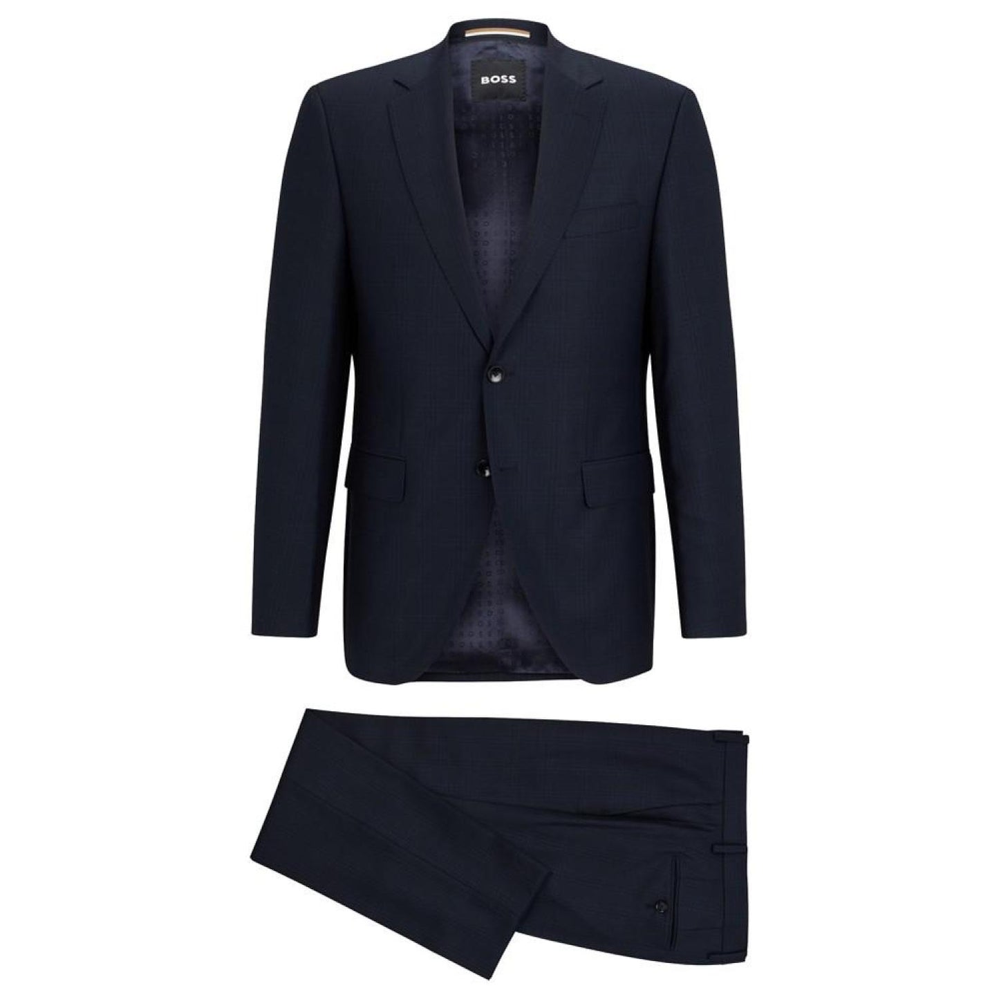 Men's Regular-Fit Checked Suit