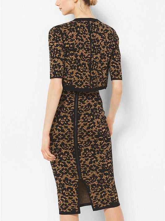 Floral Stretch-Viscose Shrug