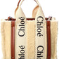 Chloe Woody Small Shearling & Leather Tote
