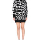 Michael Michael Kors Logo Intarsia Crewneck Dress