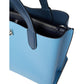 Color-Block Leather Willow Tote 24