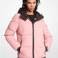 Faux Fur-Trim Quilted Puffer Jacket