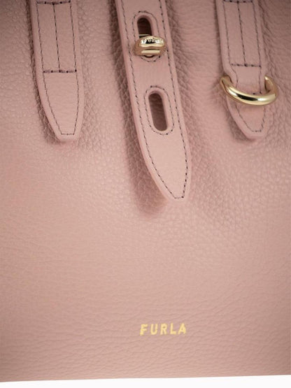 Furla Net Logo Printed Mini Tote Bag