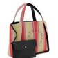 Stella mccartney 'stella logo' raffia tote bag