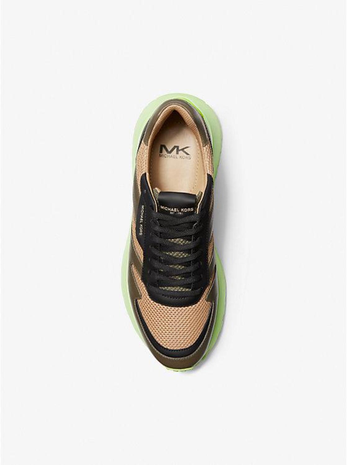 Dax Leather and Mesh Trainer