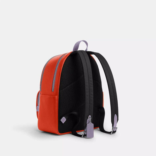Coach Outlet Court Backpack In Colorblock