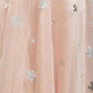 Metallic Tulle Skirt In Snowflake