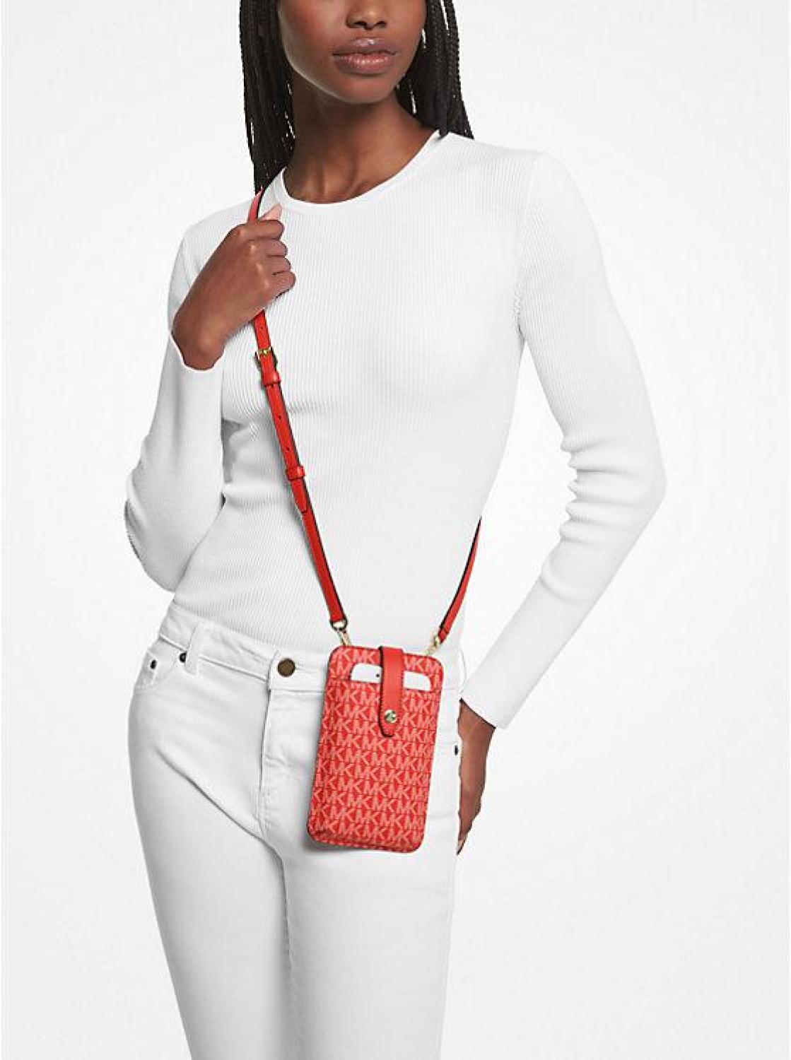Logo Smartphone Crossbody Bag