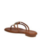 Michael Kors Logo Plaque Thong Sandals