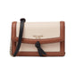 Knott Color-Blocked Pebbled Leather Flap Crossbody
