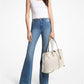 Astor Extra-Large Studded Leather Weekender Bag