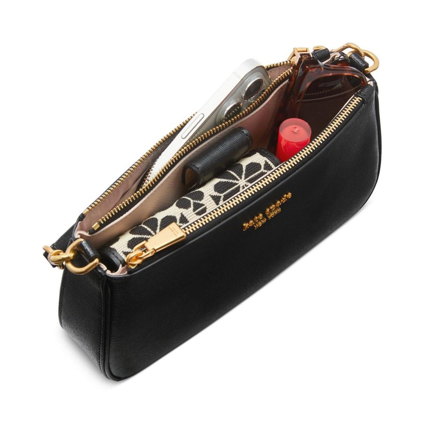 Morgan Saffiano Leather Small East West Crossbody