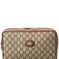 Gucci Brown GG Supreme Canvas Plus Pouch (Authentic Pre-Owned)