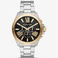 Oversized Wren Two-Tone Watch