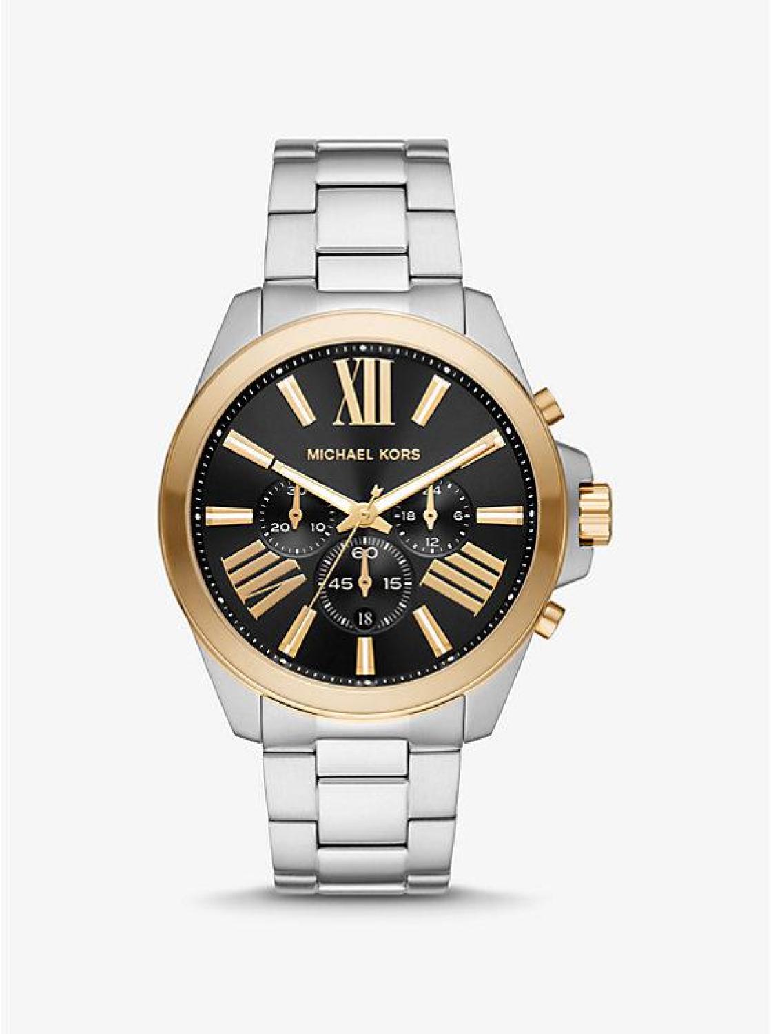 Oversized Wren Two-Tone Watch
