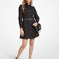 Organic Stretch Cotton Poplin Belted Shirtdress
