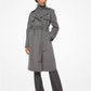 Jennifer Wool Melton Trench Coat