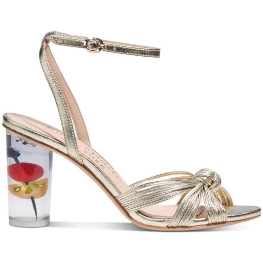 Happy Hour Womens Open Toe Ankle Strap Pumps