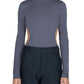 Marc Jacobs Cut-Out Detailed Long-Sleeved Bodysuit