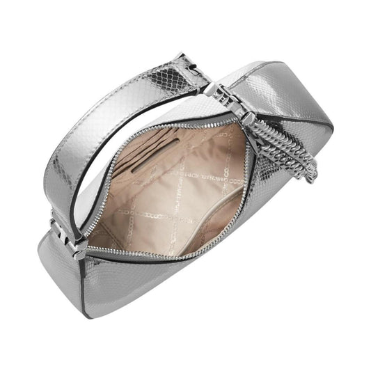 Piper Small Metallic Leather Pouchette