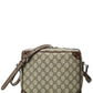 Gucci GG Supreme Canvas & Leather Shoulder Bag