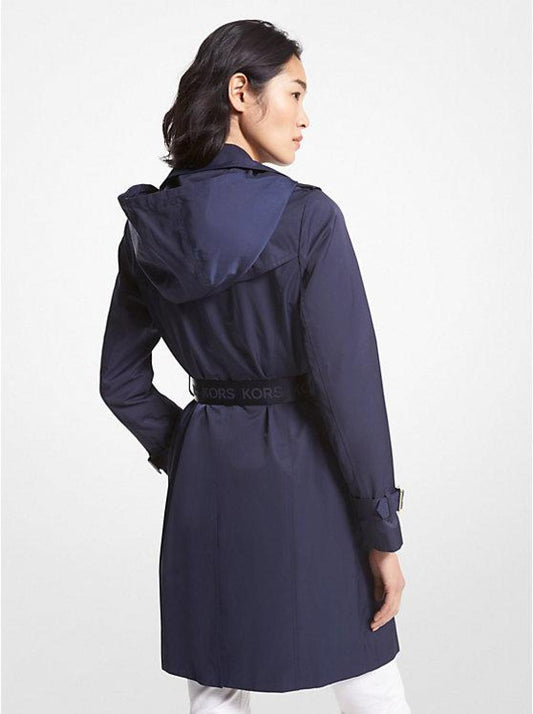 Cotton Blend Trench Coat