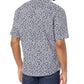 Rash Patterned Short Sleeve Button-Down Shirt