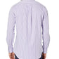 Classic Fit Striped Stretch Poplin Shirt