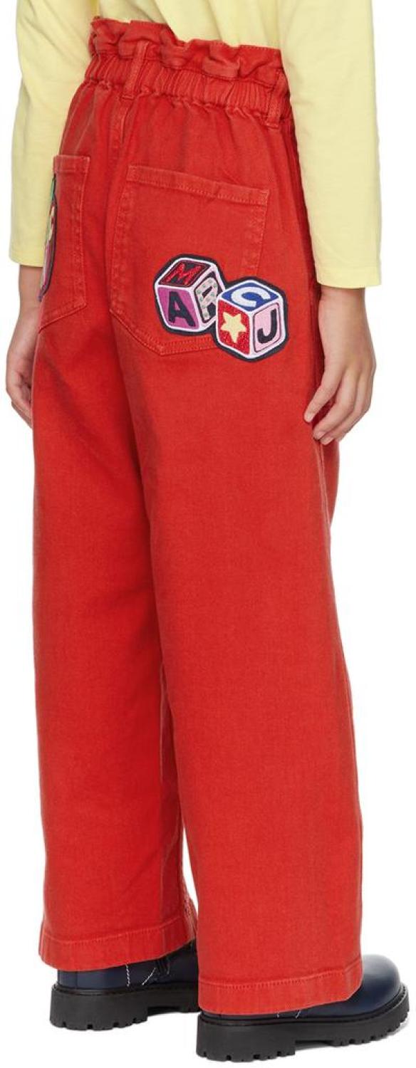 Kids Red Urban Jungle Trousers