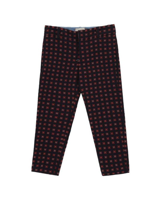 Gucci Tile Jacquard Print Wool & Silk-Blend Pant