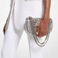 Christie Mini Crocodile Embossed Leather Envelope Bag