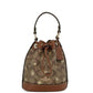 COACH Dempsey 15 Small Snowflake Print  Coated Canvas Bucket Women's Bag