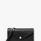 Small Saffiano Leather Envelope Crossbody Bag