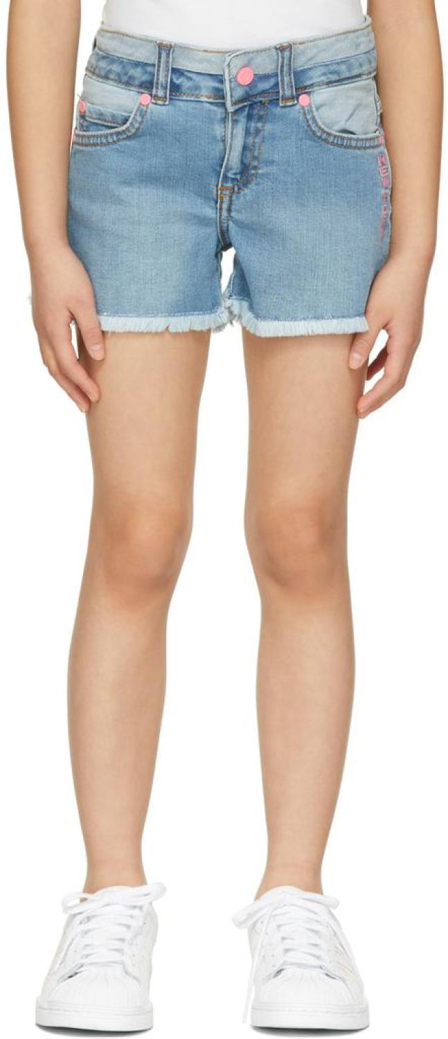 Kids Blue Denim Brooklyn Shorts
