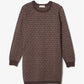 Metallic Logo Knit Dress