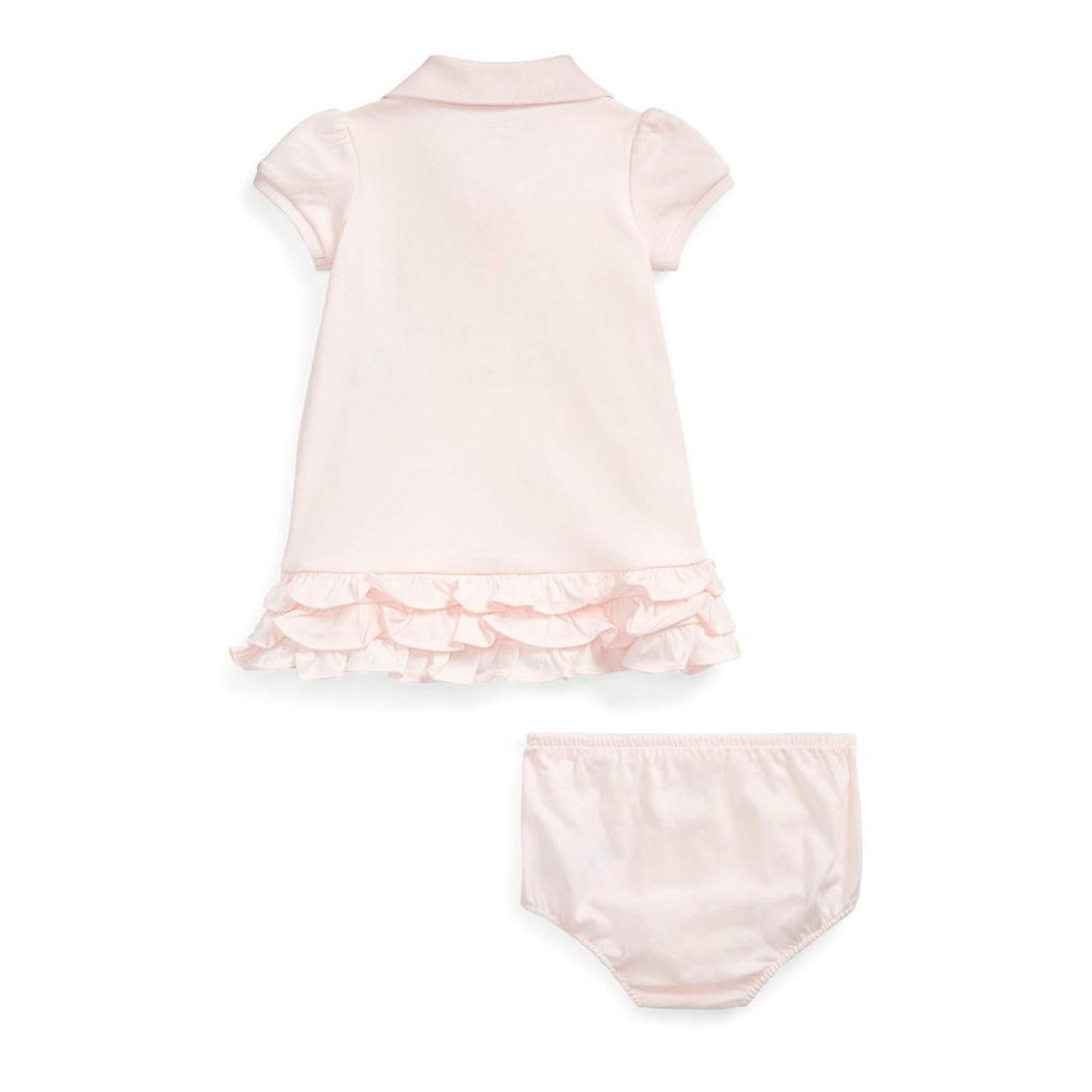 Baby Girl's Ruffled Polo Dress & Bloomers Set (Infant)