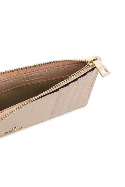 Furla Logo Plaque Zipped Cardholder