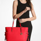 Gilly Large Saffiano Leather Tote Bag