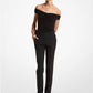 Stretch Matte Jersey Off-The-Shoulder Bodysuit
