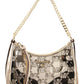 Michael Kors Logo Printed Zipped Small Shoulder Bag