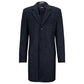 Men's Patterned Slim-Fit Formal Coat