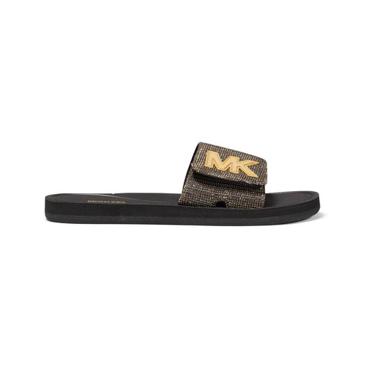 Women's MK Logo Pool Slide Sandals