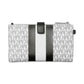 Logo Jet Set Double Zip Wristlet