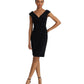 Jersey Off-the-Shoulder Cocktail Dress