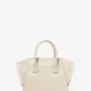 Avril Small Leather Top-Zip Satchel