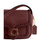 Braided Trim Polished Pebble Leather Tabby Messenger 19