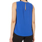 Solid Crepe Wrap Top
