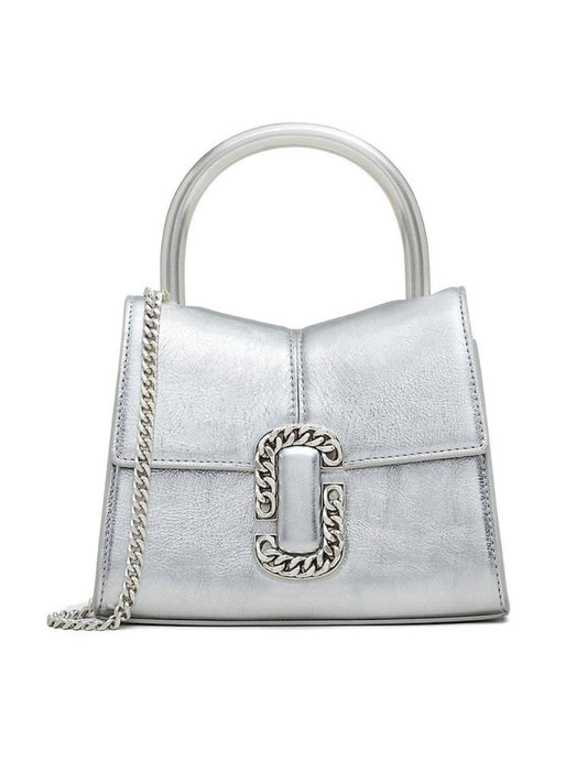 The Mini Leather Top-Handle Bag