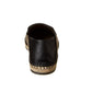 FENDI FF Leather-Trim Espadrille