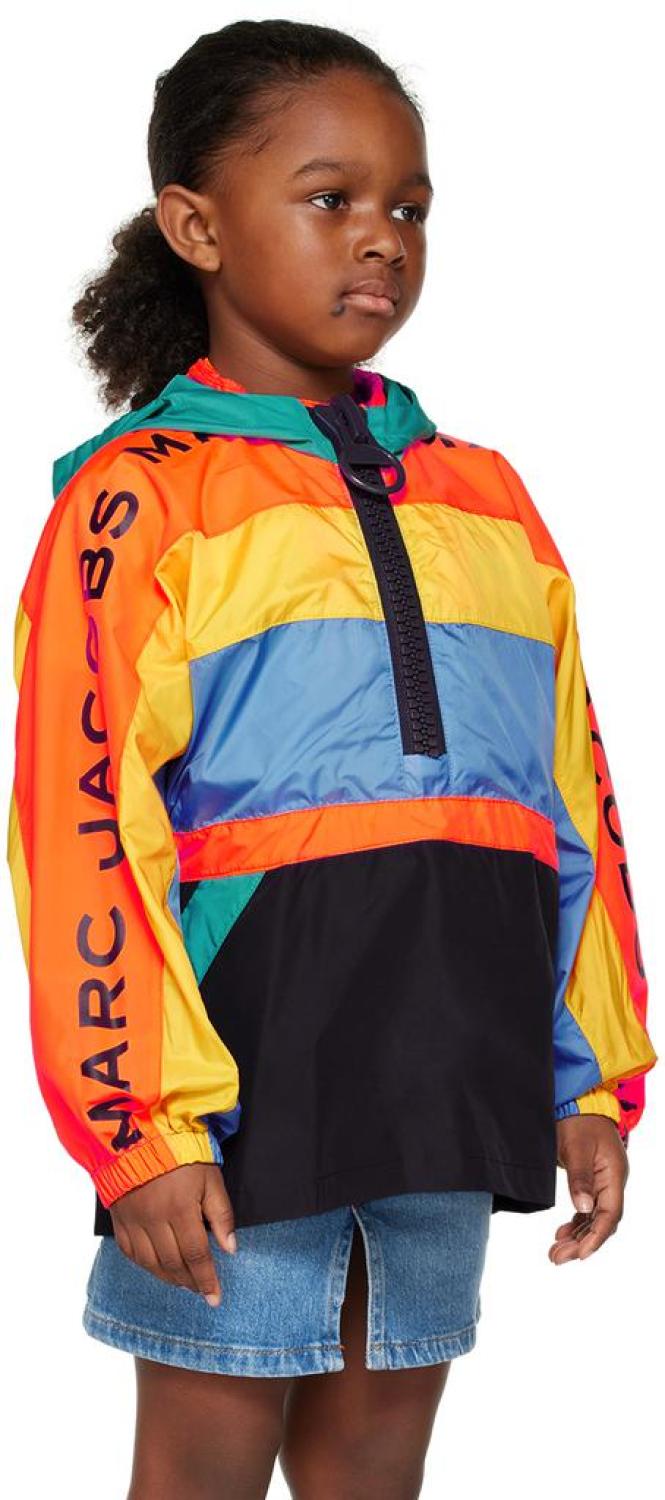 Kids Multicolor Hooded Jacket
